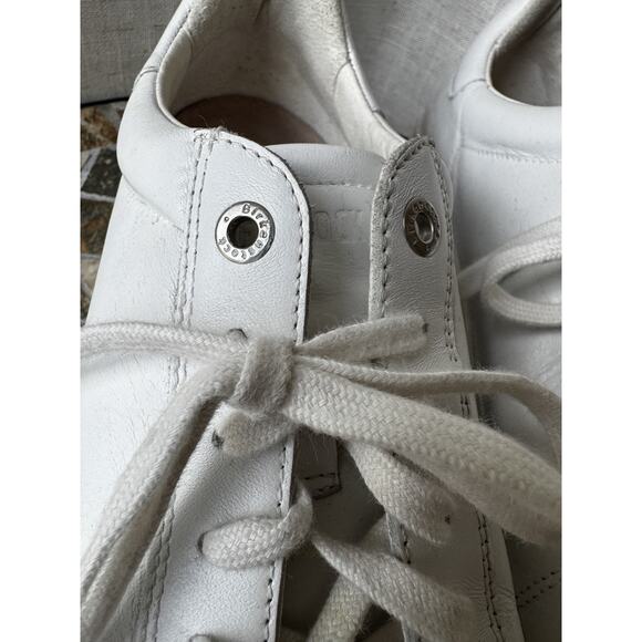 Birkenstock Bend Low Leather Sneakers White Size 40 (US W9/M7) Regular Fit - Picture 4 of 10